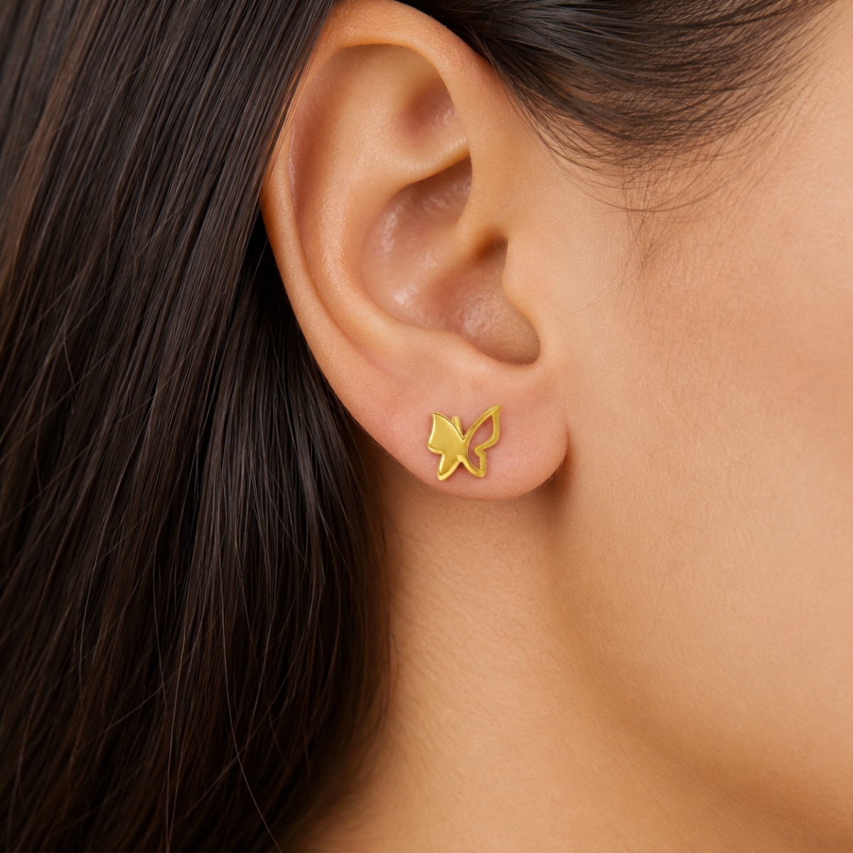 18K Gold Butterfly Design Tops